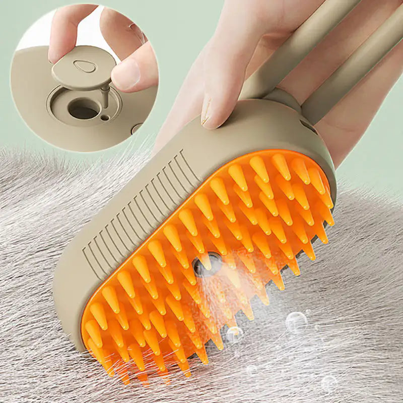 Electric Steam Cat & Dog Brush