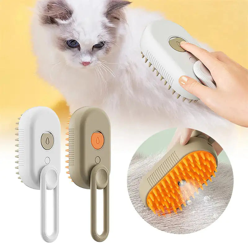 Electric Steam Cat & Dog Brush