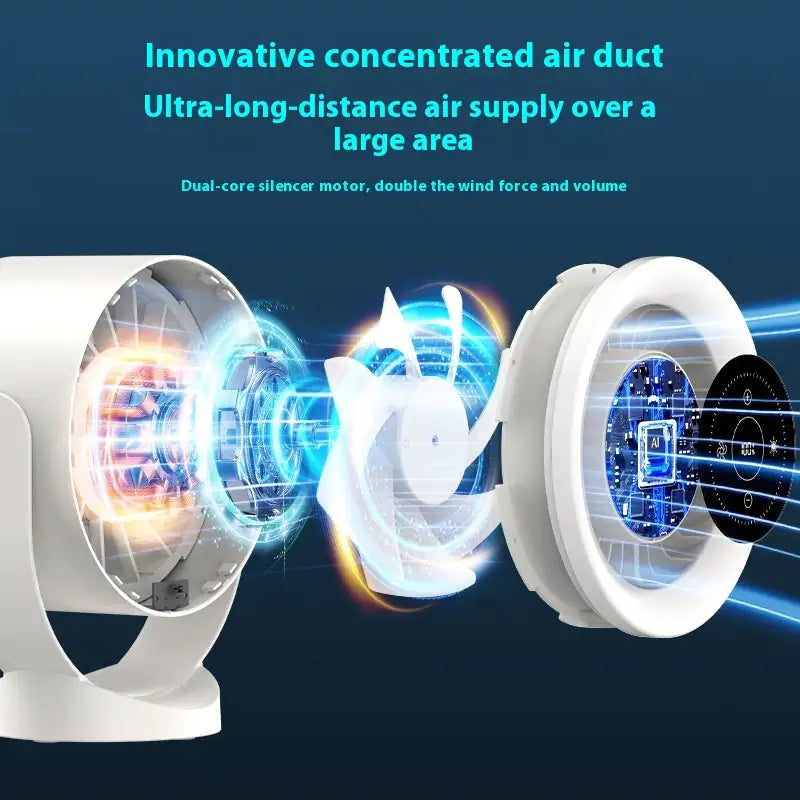 MultiFlex USB Desk Fan Light